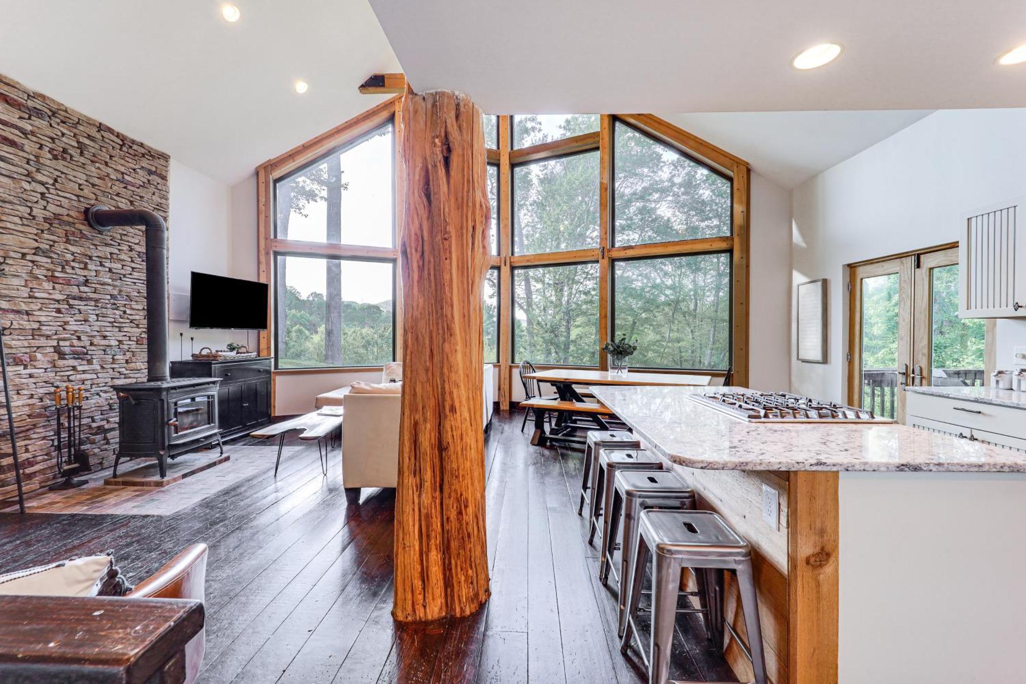 Luxe Appalachian Mountain Cabin With Hot Tub, Views Warrensville Luaran gambar