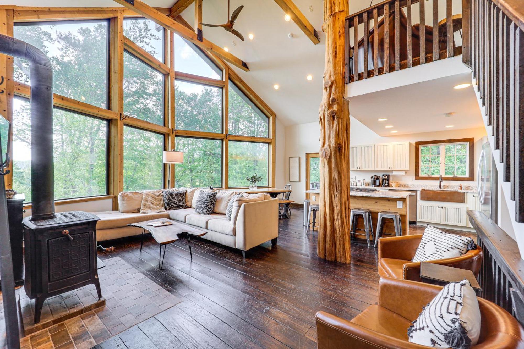 Luxe Appalachian Mountain Cabin With Hot Tub, Views Warrensville Luaran gambar